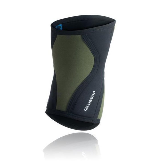 REHBAND - RX KNEE SUPPORT 5MM THICK (Green/Black) - Picture 2 of 4